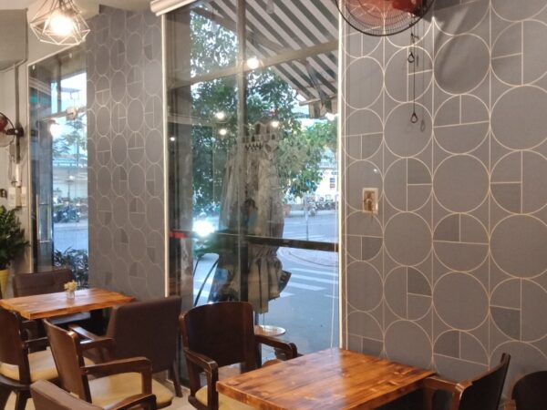Giấy dán tường trang trí cafe quận 7
