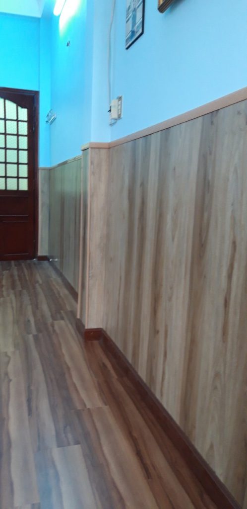 SANNHUA4 Sàn nhựa vinyl vân gỗ ốp tường và dán sàn