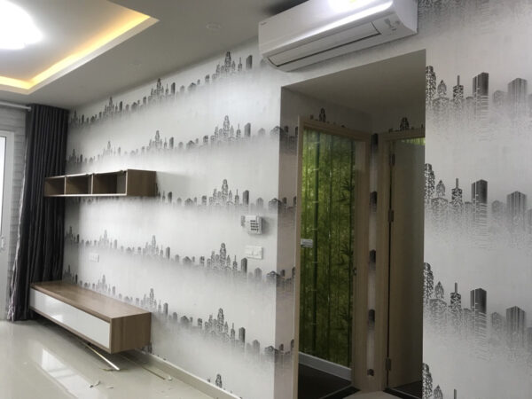 giấy dán tường cao ốc trang trí phòng khách phoenix88298-3