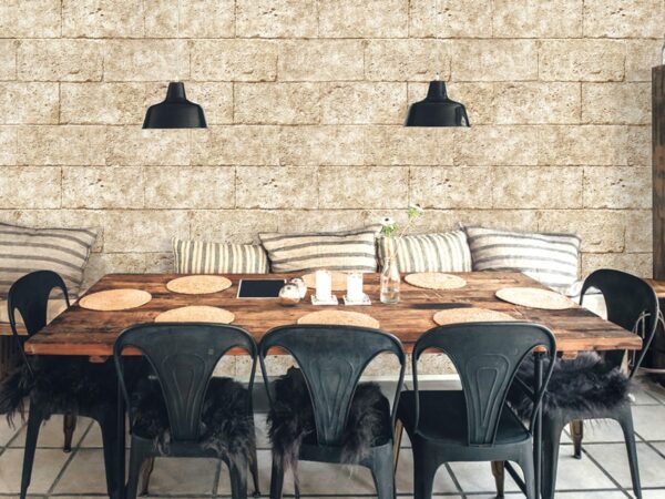 Giấy Dán Tường Hoa Văn Gạch Khối Plenus III 2701-3