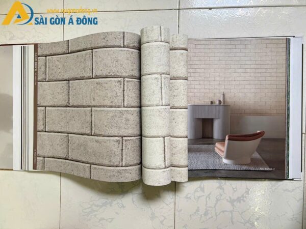 Giấy dán tường giả gạch cát