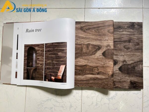 Giấy dán tường hạt cà phê 18 giấy dán tường natural gỗ me tây 88652-1-2