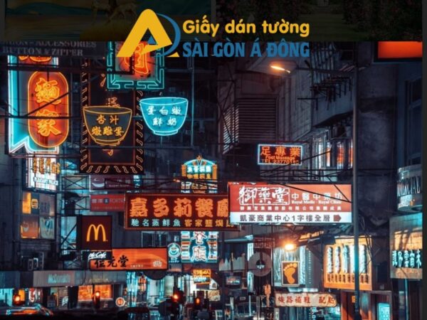Tranh dan tuong bieu hieu hong kong 1 Tranh 3D quán ăn Hong Kong thập niên 90