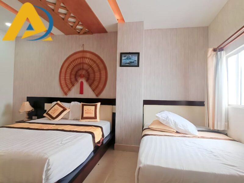 Trang tri giay dan tuong khach san 1 Giấy dán tường trang trí khách sạn đẹp