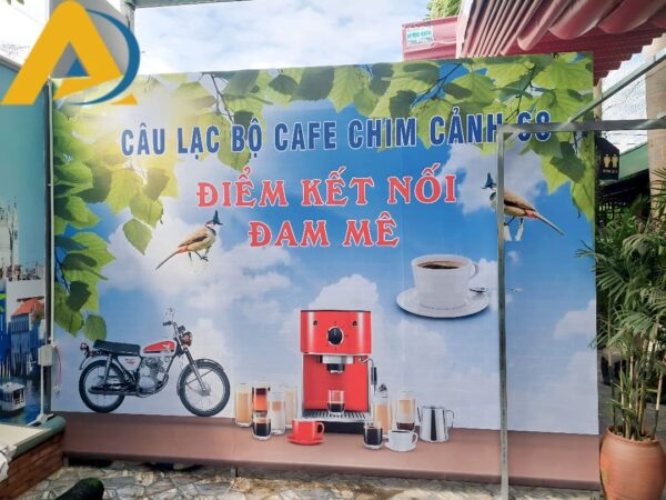 In Tranh Dán Tường Quán Cafe Chim Cảnh (1)