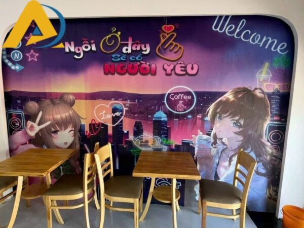In Tranh Dán Tường Quán Cafe Quận 6 (1)