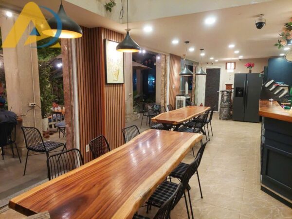 Giấy Dán Tường Giả Lam Sóng Cho Quán Cafe (1)