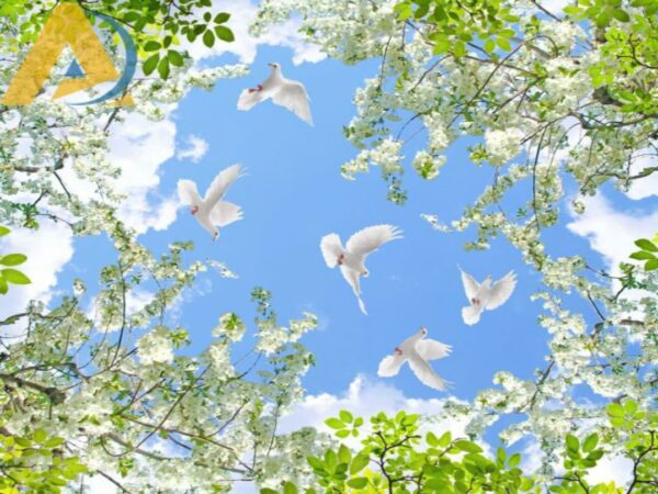 Tranh dán tường trẻ em bầu trời tinh cầu - Ảnh 12