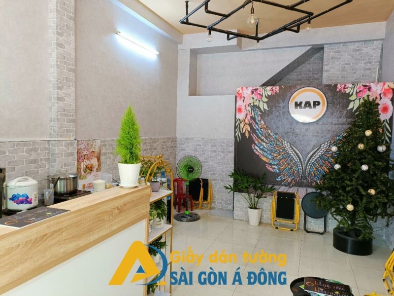 Tranh dán tường phòng khách 85 Giấy dán tường 3D