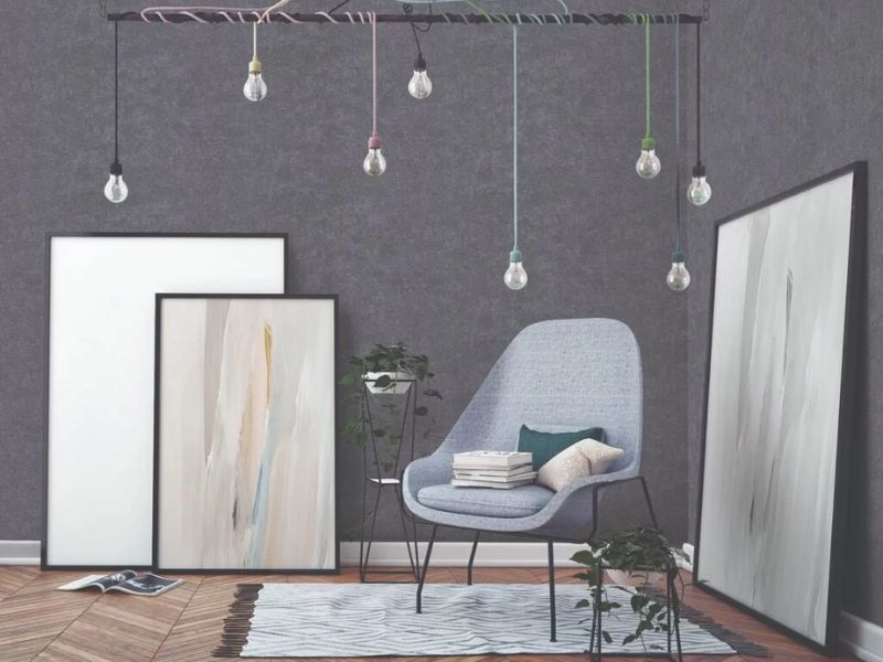 Giấy dán tường phòng khách cao cấp