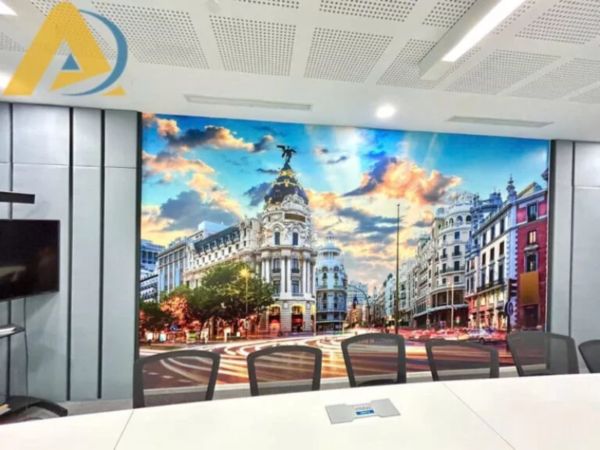 Lợi ích của việc sử dụng tranh dán tường phòng làm việc