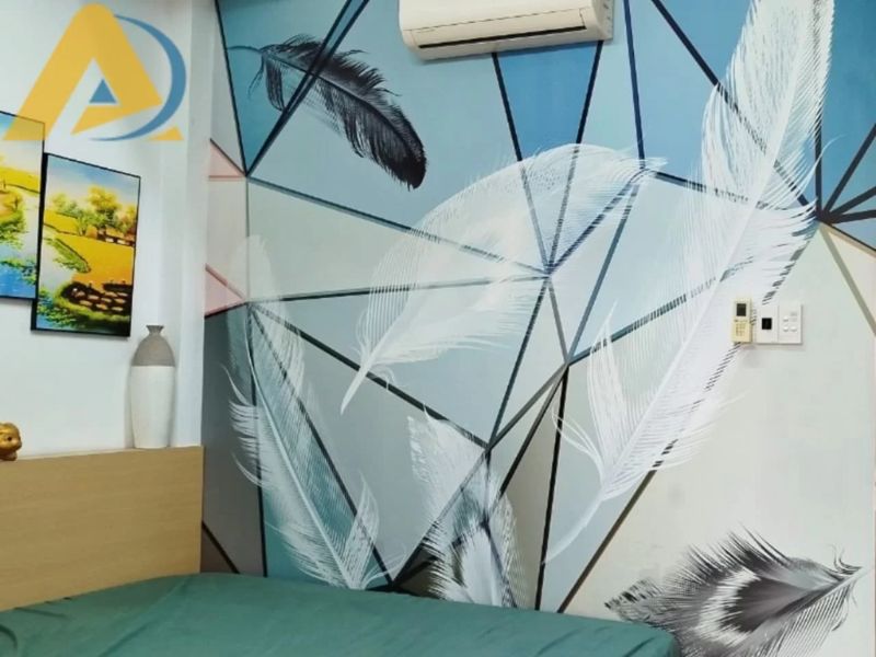 Tranh dán tường phòng khách 84 Lý do bạn nên chọn tranh dán tường để trang trí phòng ngủ.