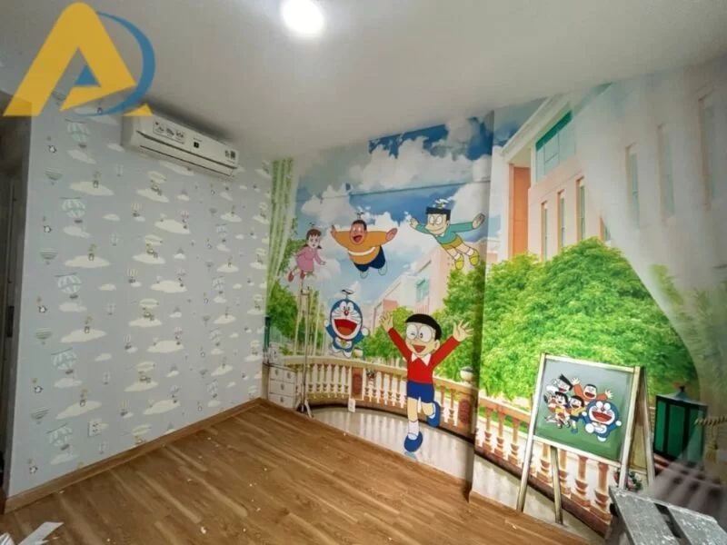 Một số mẫu giấy dán tường phòng bé trai
