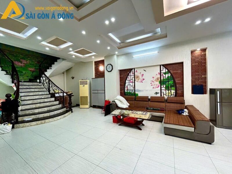 Tranh dán tường phòng khách biệt thự đẹp