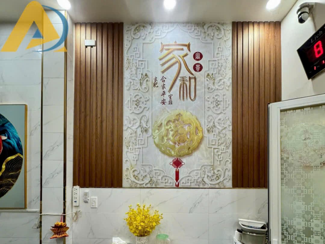 Tranh 3D phối tấm ốp cho phòng khách đẹp 3 Tranh 3D phối tấm ốp cho phòng khách đẹp - Ảnh 3