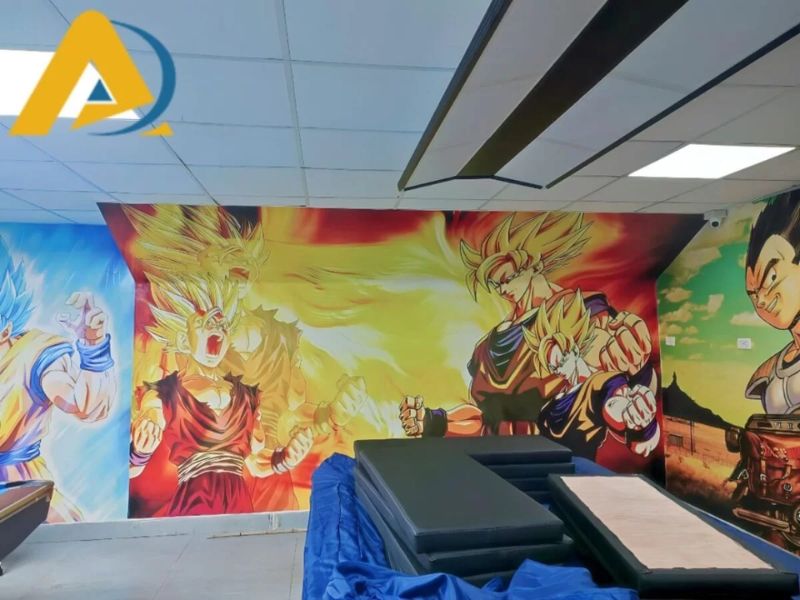 Tranh dán tường phòng khách 82 Giấy dán tường phòng game