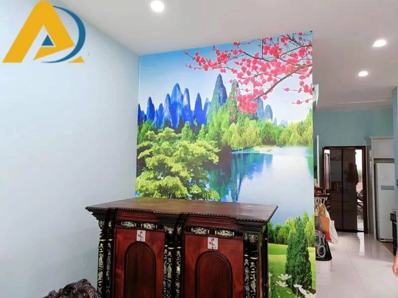 Những lưu ý quan trọng khi trang trí giấy dán tường phòng thờ đẹp 