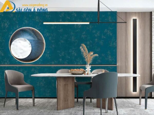 Vải dán tường hoa văn ẩn cho phòng khách