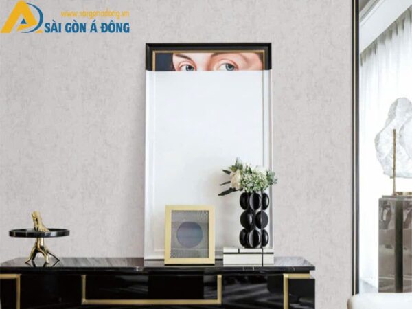 Vải dán tường hoa văn ẩn cho phòng khách - Ảnh 3