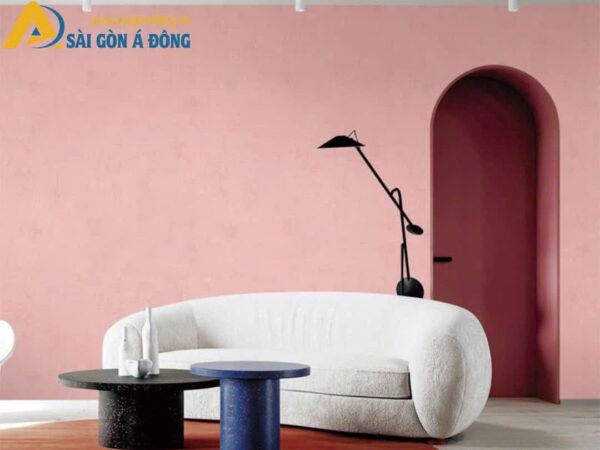 Vải dán tường hoa văn ẩn cho phòng khách - Ảnh 8