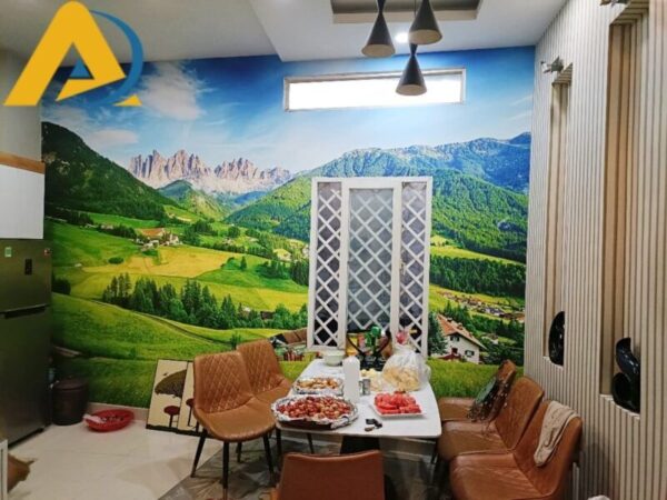 Tranh dán tường phòng Vip cho nhà hàng 17 Lưu ý quan trọng khi chọn giấy dán tường phong cảnh thiên nhiên để trang trí