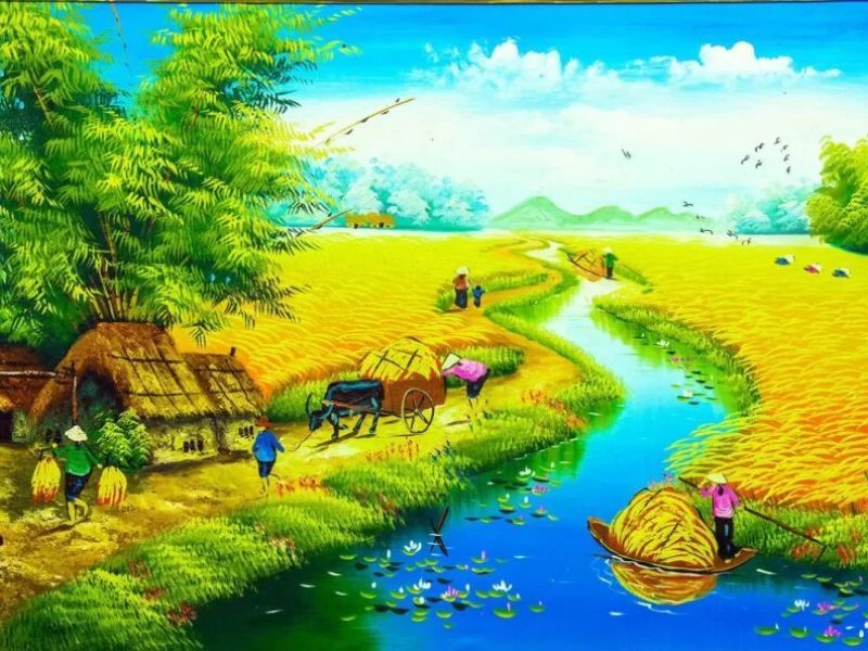Lý do nên sử dụng tranh dán tường ngoài trời 