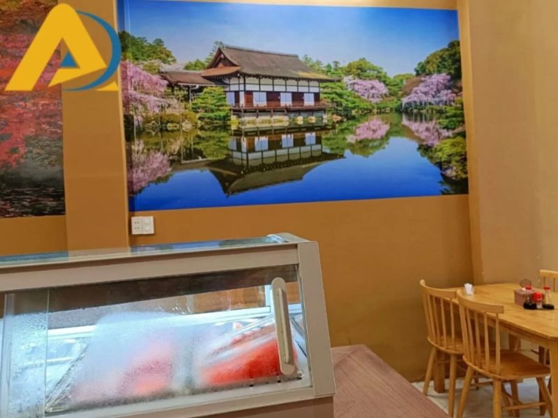 Tại sao nên chọn tranh dán tường quán ăn vặt? 