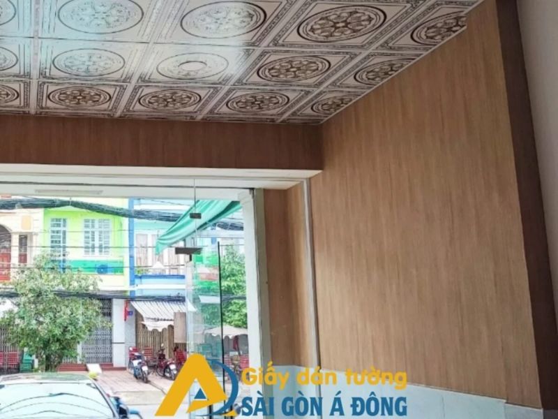 top mau giay dan tuong spa dep sang trong va hien dai 41 Tranh dán tường phòng khách