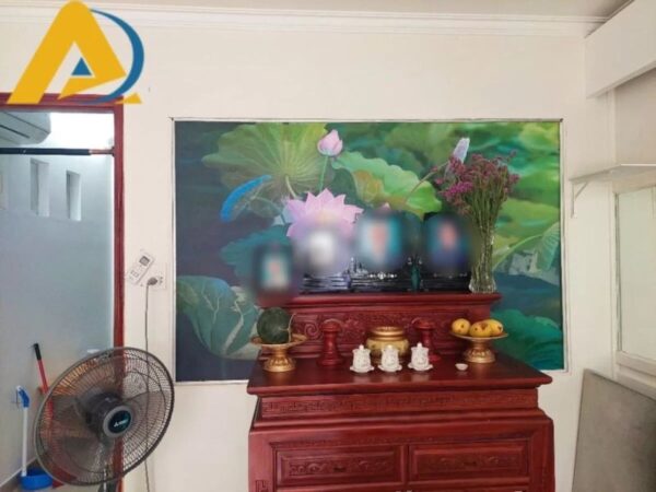Tranh dán tường phòng thờ sen trúc đẹp - Ảnh 9
