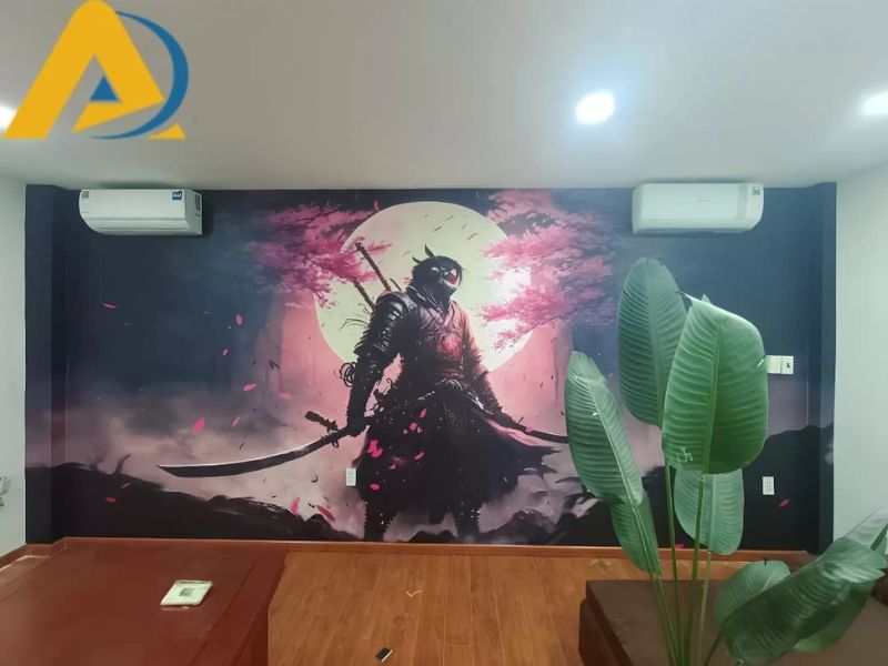 Trang trí phòng khách với tranh dán tường 3D Anime 