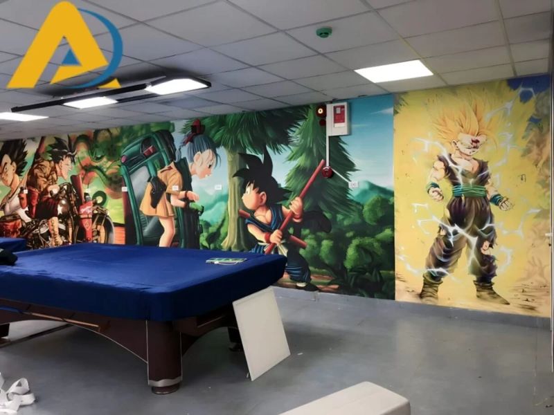 Tranh dán tường 3D Anime - Lựa chọn hoàn hảo cho người yêu thích truyện tranh