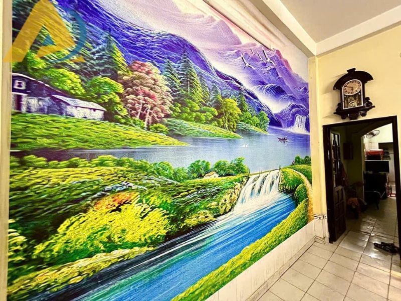 Tranh dán tường cây xanh - Giải pháp trang trí hiện đại, tươi mát