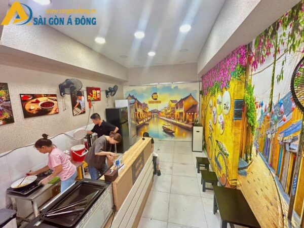 Tranh dán tường phố cổ hội an đẹp - Ảnh 5