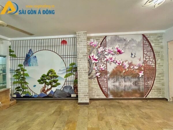 Tranh dán tường spa đông y mới cập nhật