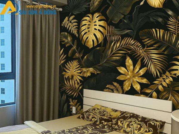 Tranh dán tường hợp mệnh kim