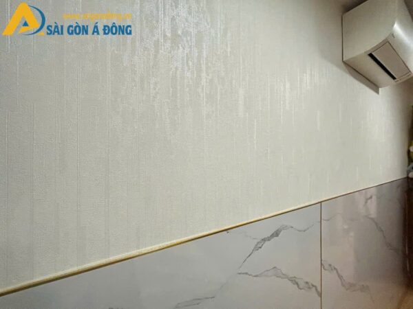 Giấy dán tường phòng ngủ ốp nhựa PVC - Ảnh 2