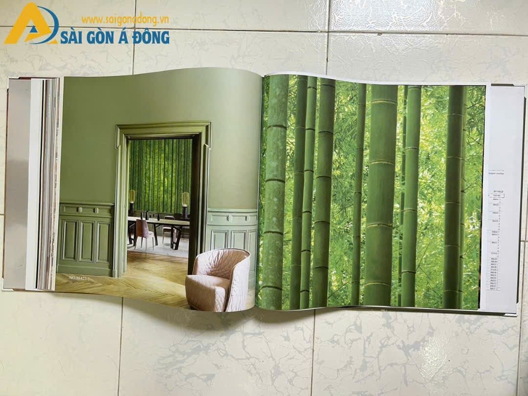 Giấy dán tường vườn hoa nhài 5 Giấy dán tường tre trúc thiên nhiên