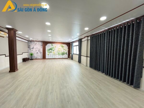 Tranh dán tường hoa sen cho phòng tu học