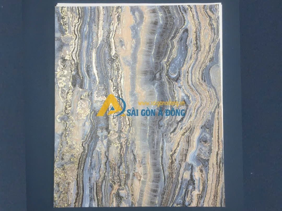 Giấy dán tường 3D đẹp phòng ngủ hiện đại 13 Giấy dán tường giả đá lux 006