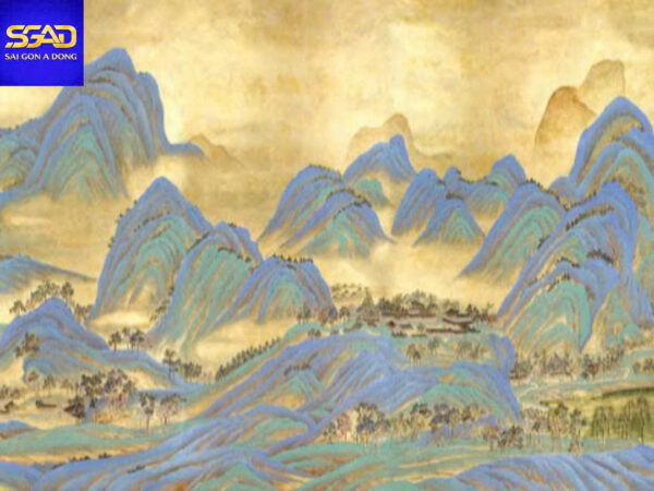 Tranh 3D sơn kim phong thuỷ