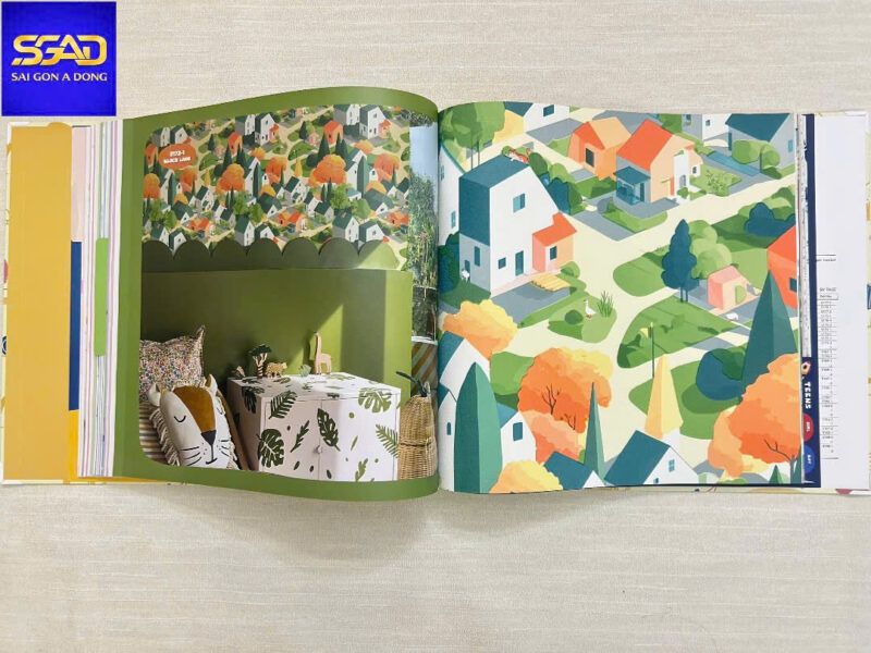 Giấy dán tường dream world cao cấp 5172