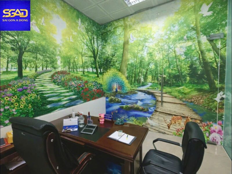 Tranh dán tường thiên nhiên