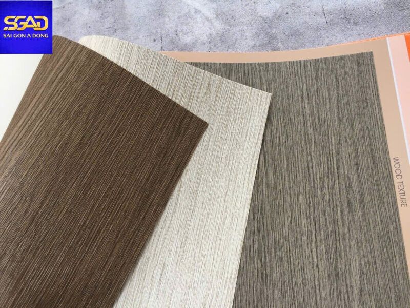 Giấy dán tường vân gỗ sợi mịn