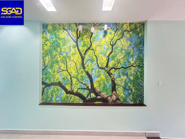 Tranh 3D thiên nhiên nhấn phòng khách 9 Điểm nhấn tranh 3d cho phòng khách