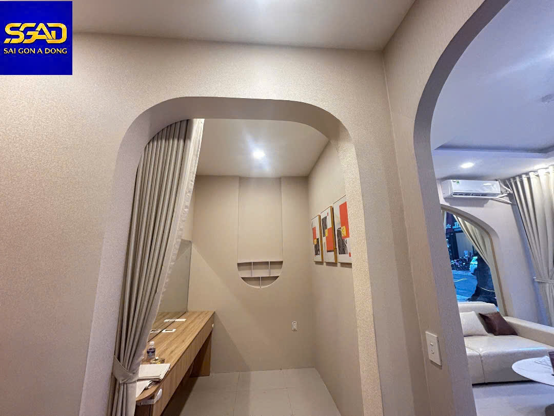 Giấy dán tường sọc gân phòng spa 3 Giấy dán tường sọc gân phòng spa - Ảnh 3