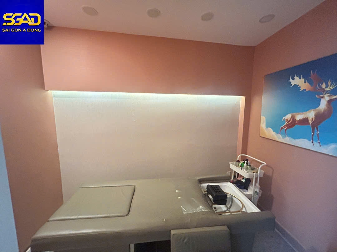Giấy dán tường sọc gân phòng spa 6 Giấy dán tường sọc gân phòng spa - Ảnh 6